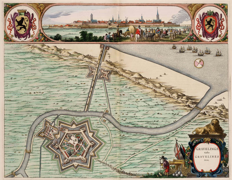 Gravelines 1649 Blaeu